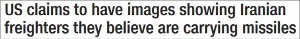 美方称伊朗商船携带导弹，美军两艘导弹驱逐舰进入波斯湾