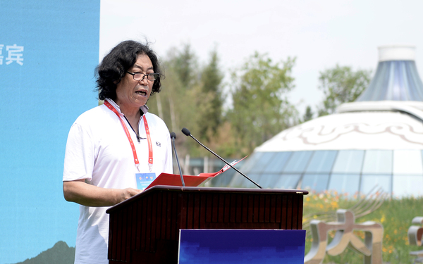 6内蒙古额济纳走出来的画家杨永家介绍大漠胡杨的创作精神