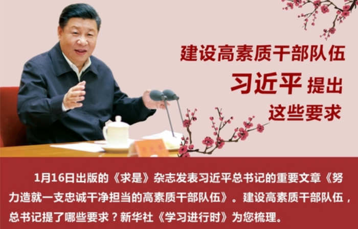 建设高素质干部队伍，习近平提出这些要求