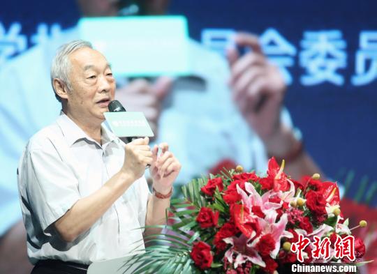 中国人民大学徐悲鸿艺术研究院院长徐庆平演讲。主办方供图