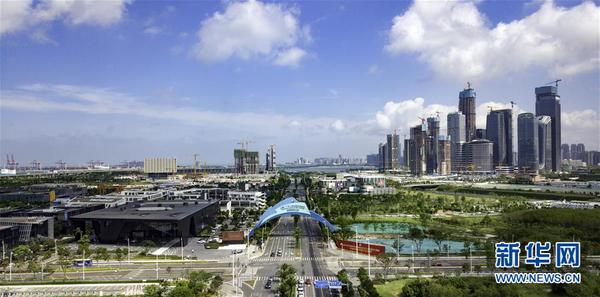 这是广东自贸试验区深圳前海蛇口片区（2018年5月15日摄）。 新华社发（丘根茂 摄）