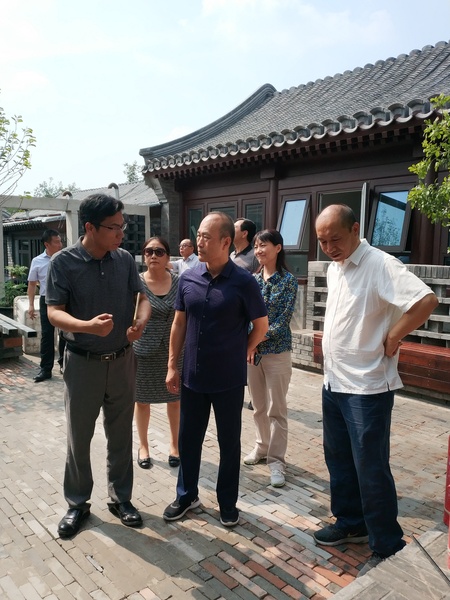 交道口街道工委、办事处负责人介绍共生院修缮基本情况