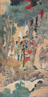 任伯年《华祝三多图》，西泠印社2011春拍会获价1.67亿元