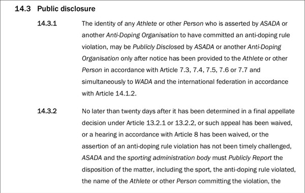 澳大利亚泳协：禁药事件令国家尴尬