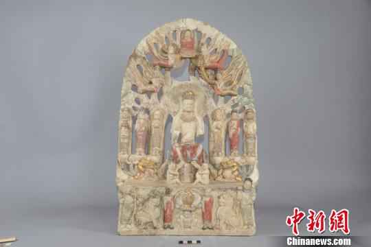 弥勒七尊像 邺城考古队供图