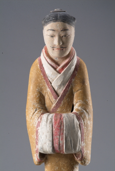 15.彩色男俑 西汉早期 咸阳市渭城区汉景帝陪葬墓M130出土   汉景帝阳陵博物院藏