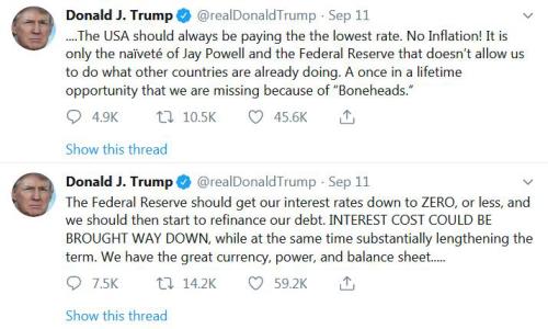 　来源：特朗普推特截图