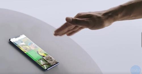 Mate30系列的隔空操作。图片来源：华为