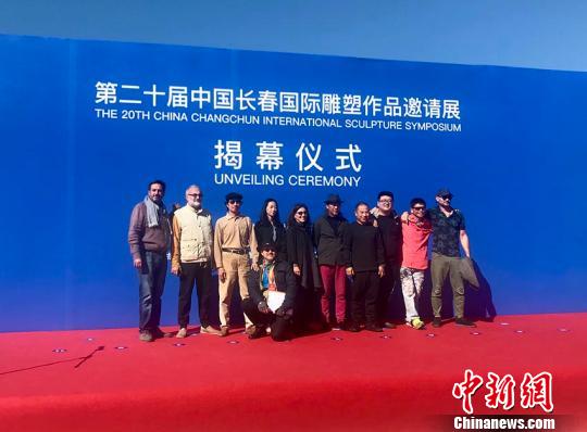 中外雕塑家创作的作品永久展陈于长春百年老街