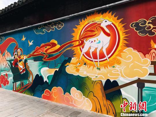 为了让“网红墙”呈现最佳效果，“网红墙”由世界顶尖的设计与涂鸦团队操刀?！】涤裾?摄