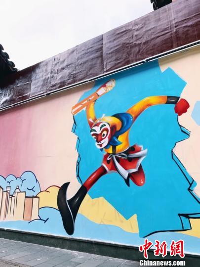 齐天大圣、黑猫警长、哪吒、葫芦兄弟……等美影厂动画IP一跃“上墙”?！】涤裾?摄