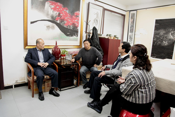 宋铁健主席带队走访慰问赵青仲委员