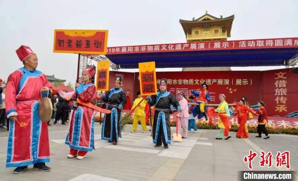 湖北襄阳非遗文化展演70多个项目集中亮相