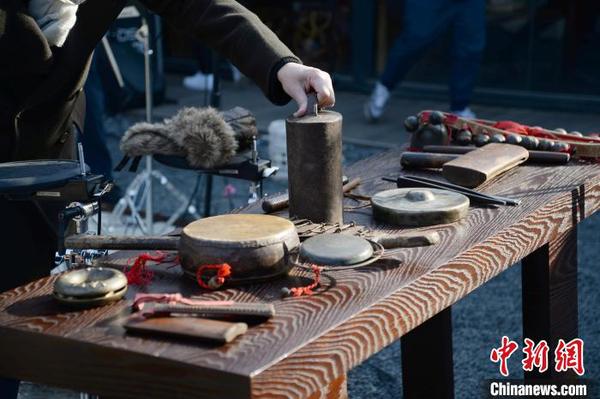 演奏现场的“老北京响器”。主办方供图