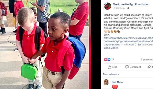 图为康纳(左)和克里斯汀(右)。图片来源：社交媒体截图。