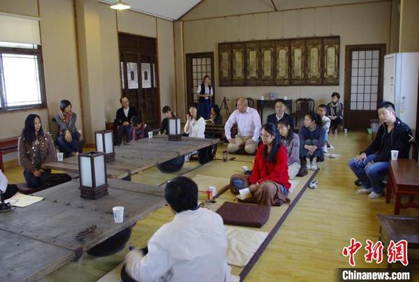 “中国院子”公益活动现场。供图