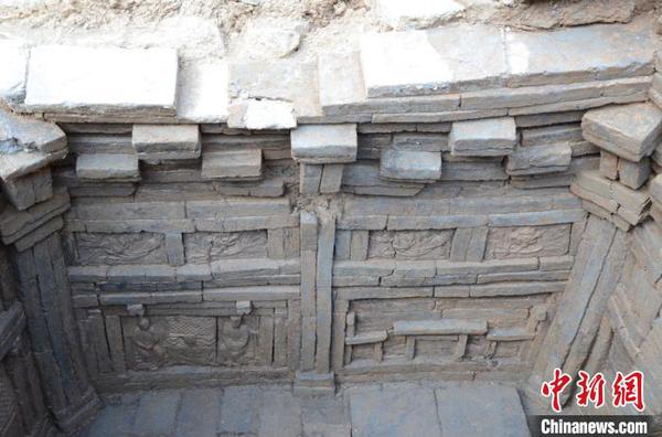 高家河宋墓。陕西省考古研究院供图