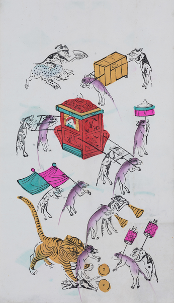 苏州桃花坞年画《老鼠嫁女》