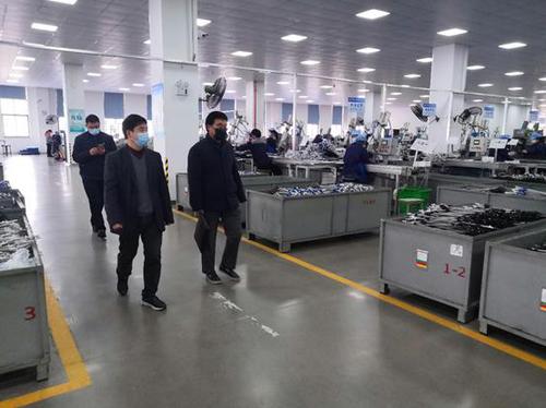 市政协复工复产组走访宁波高发动力股份有限公司