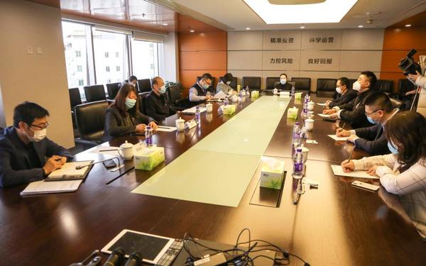 宋主席带队走访北京中粮广场发展有限公司