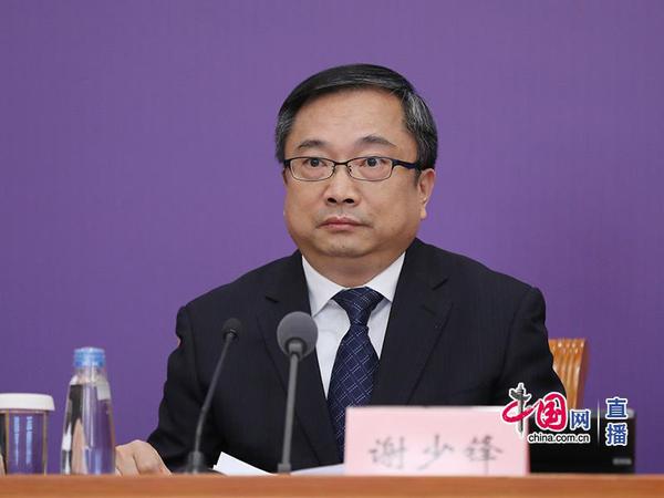 工业和信息化部新闻发言人、信息技术发展司司长谢少锋