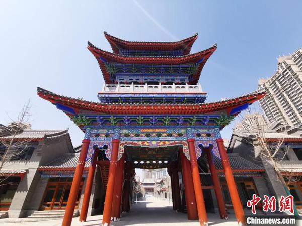 图为兰州老街一景?！≌沛?摄