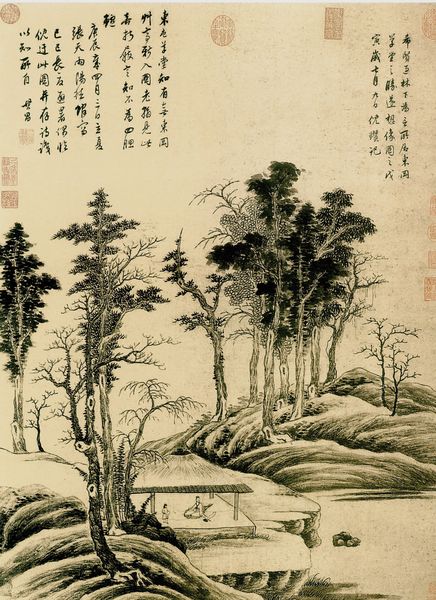 董其昌%20临倪瓒东岗草堂图