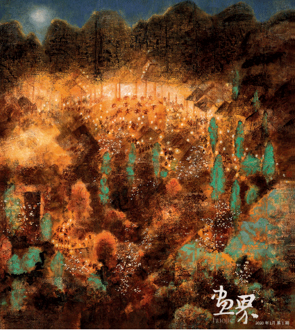 良-宵-180x170cm-1999年-李劲堃