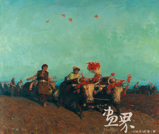 红日初升（油画）潘世勋