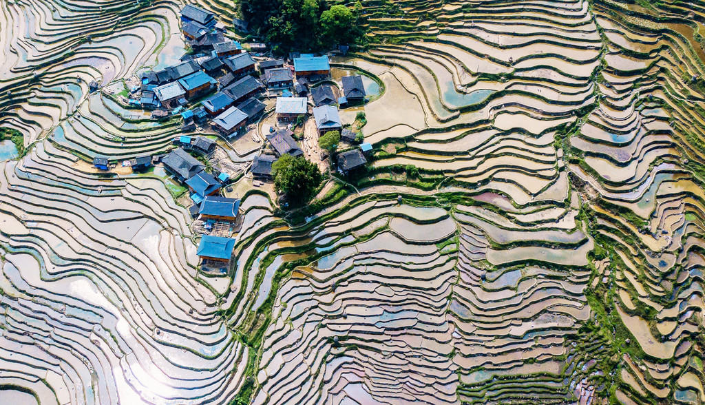 梯田如画