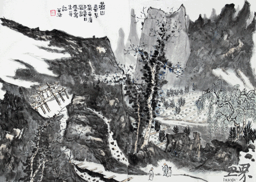 燕山春早-45×64cm--靳东