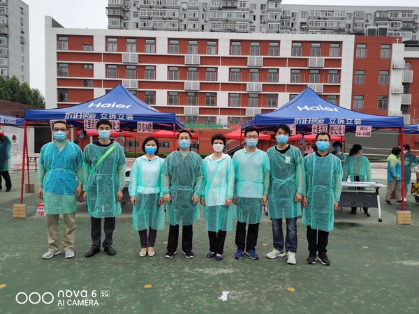 区政协机关下沉干部参与核酸检测志愿服务