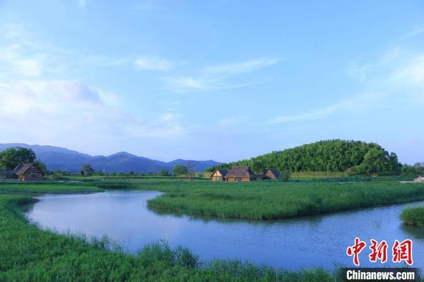 良渚古城遗址公园春景 良管委供图 摄