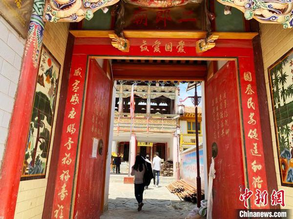 图为道教的二廊庙?！∷镱?摄