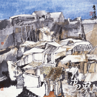 平阳堡写生-崔泽培
