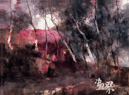 乡村系列之八（水彩）--潘江龙