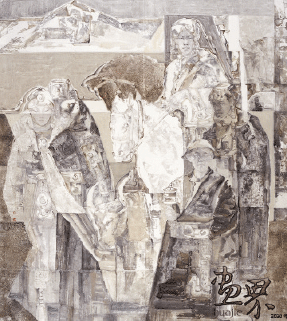 雪域之情210×190cm-2009年-孙春龙