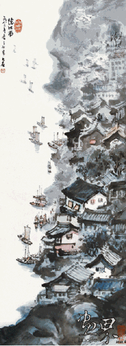 忆江南-36×98cm-1983年-孙大石