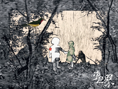 相遇-那时我们青春年少-1931-2011-2020（版画-综合媒材）2020年-康剑飞