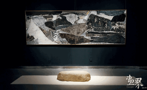 枯山水-395×146cm-2003-2016年-顾黎明