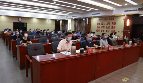 区政协委员认真听取汇报