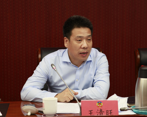 区委常委、区委组织部部长、区政府党组副书记王清旺讲话