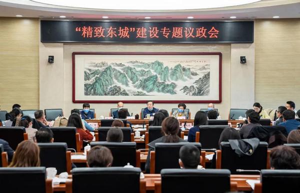 “精致东城”专题议政会