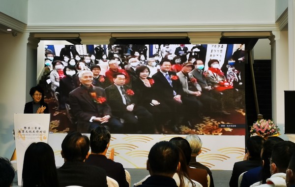 北京市文联常务副主席陈宁在北京会场致辞。修菁 摄