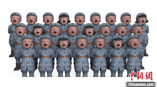 王艺 黄河大合唱 树脂。中国国家画院供图