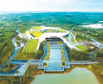 航拍江西南昌汉代?；韬罟胖饭?。4