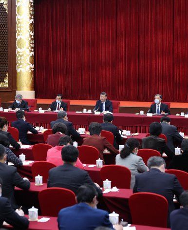 习近平看望参加政协会议的医药卫生界教育界委员