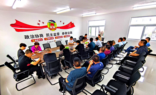 湖滨区高庙乡“委员之家”。