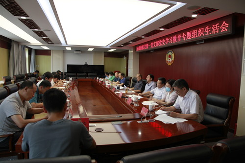 东城区政协机关第一党支部组织生活会