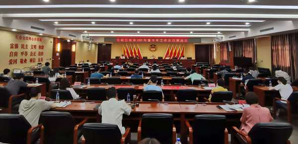 东城区政协2021年度半年工作总结推进会